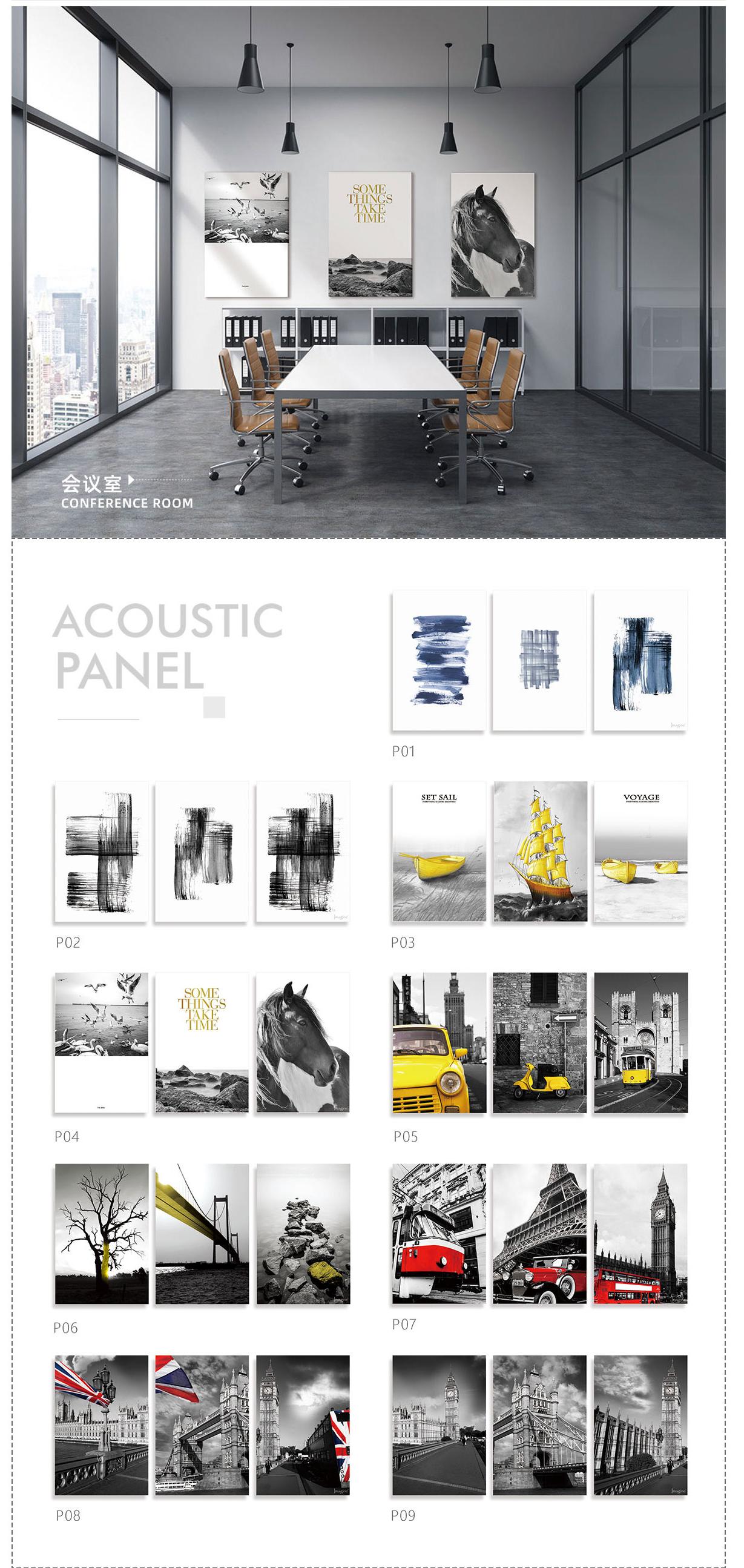 Acoustic Sound Absorbing Art Panel Imagine Acoustic Panel for Office