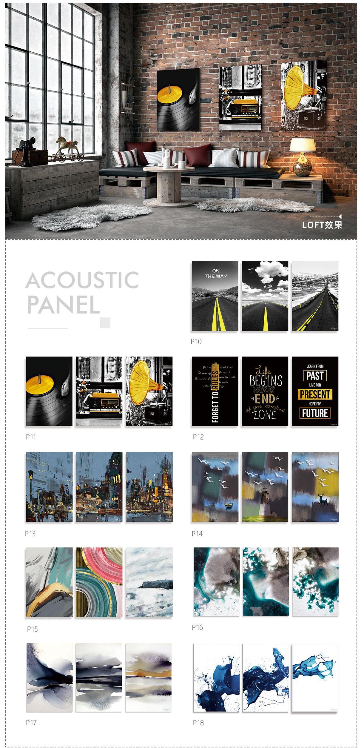 Acoustic Sound Absorbing Art Panel Imagine Acoustic Panel for Your Home