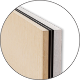 Metal Damping Sound Insulation Board G20J for Nightclub Soundproof