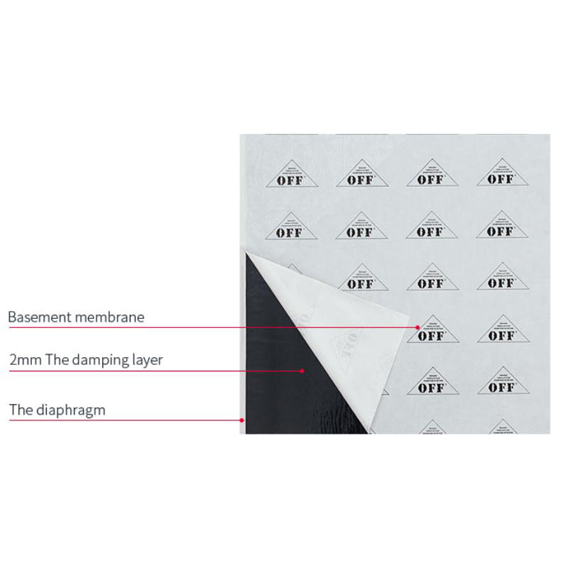 Damped Sound Insulation Felt F100 Soundproof Material for Wall
