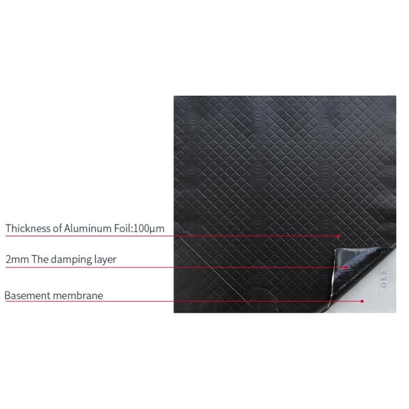 Damped Sound Insulation Felt F100B 20PC/BOX